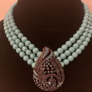 New Heidi Daus TEARED TAPESTRY Swarovski N…